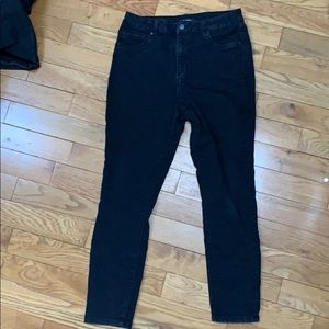 d.jeans black high waisted